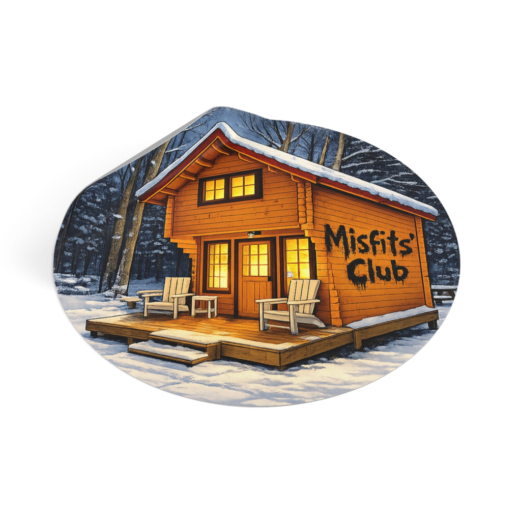 Misfits' Club 3" or 4" Round Vinyl Sticker