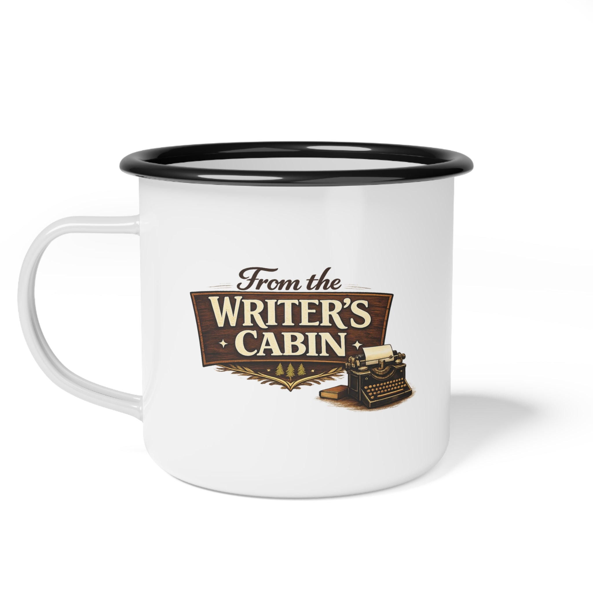 From The Writer's Cabin Enamel Camp Cup