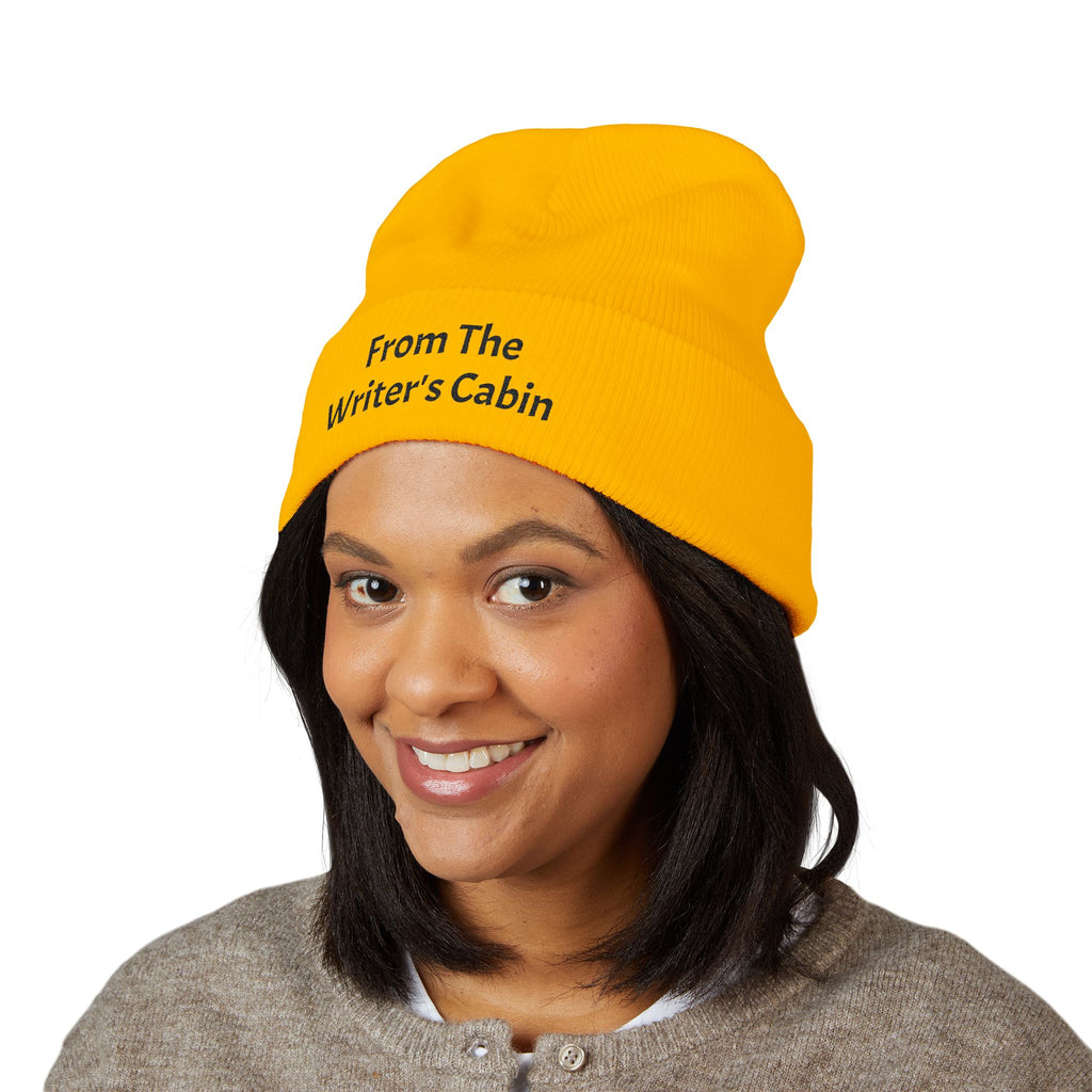 Embroidered From The Writer's Cabin Beanie
