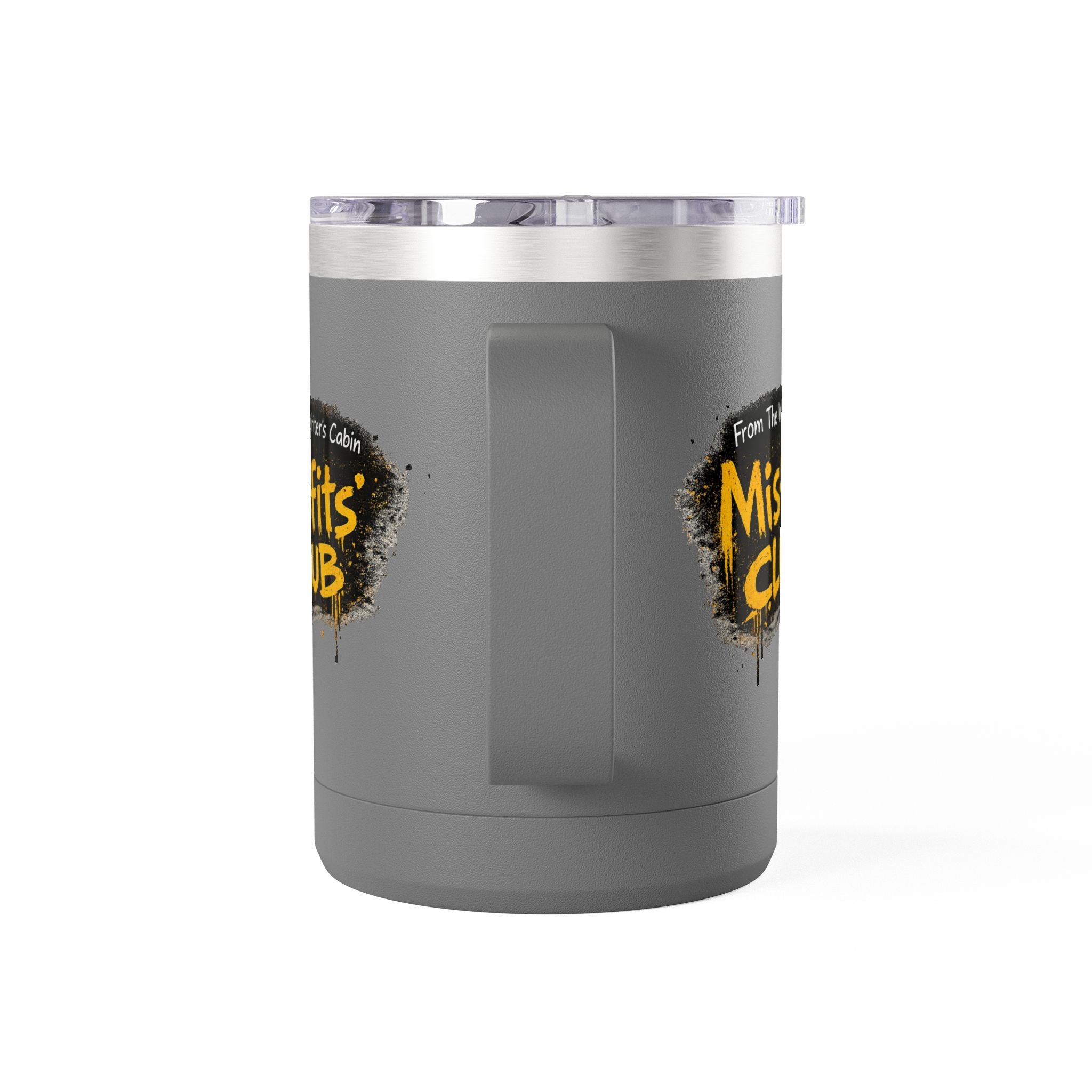 Misfits' Club 15oz Tumbler Mug — 'From The Writer's Cabin' Insulated Coffee Cup