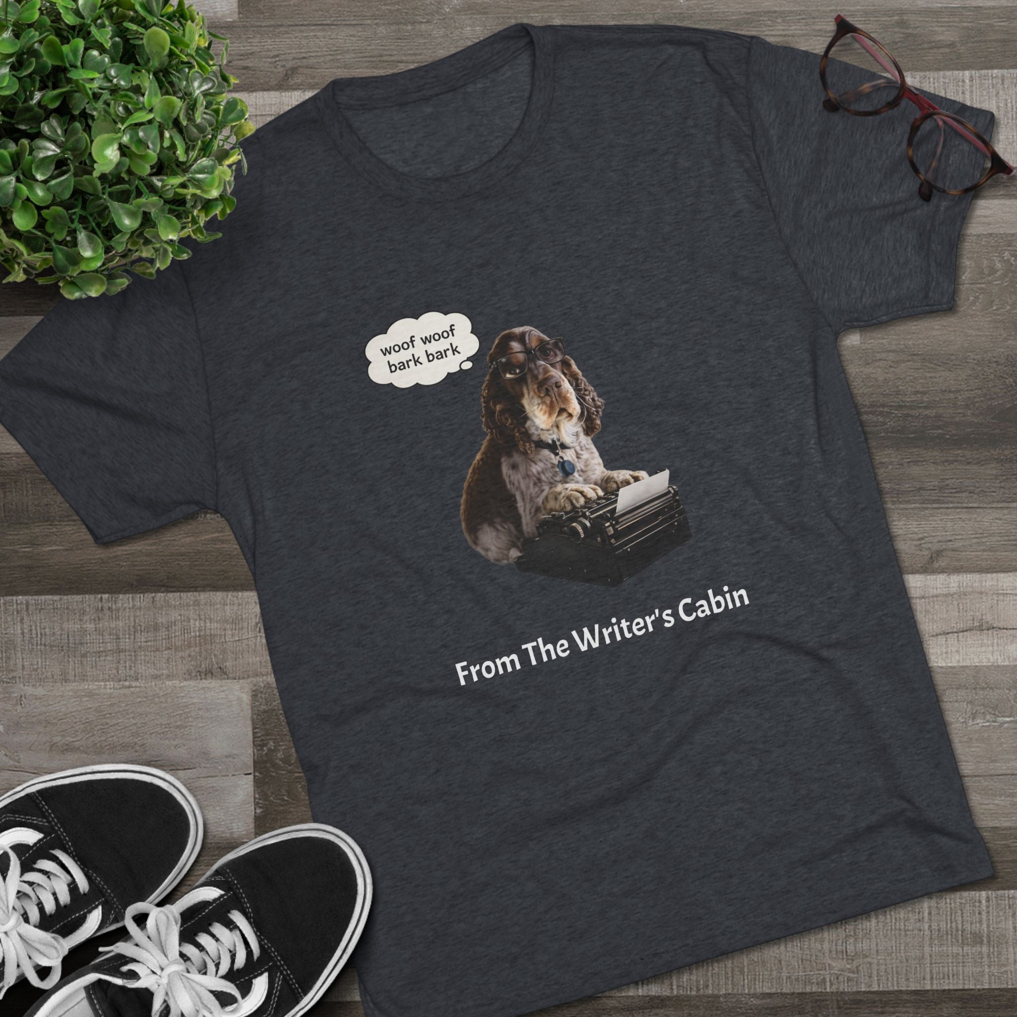 Georgie the Typist - From The Writer's Cabin Soft Tee