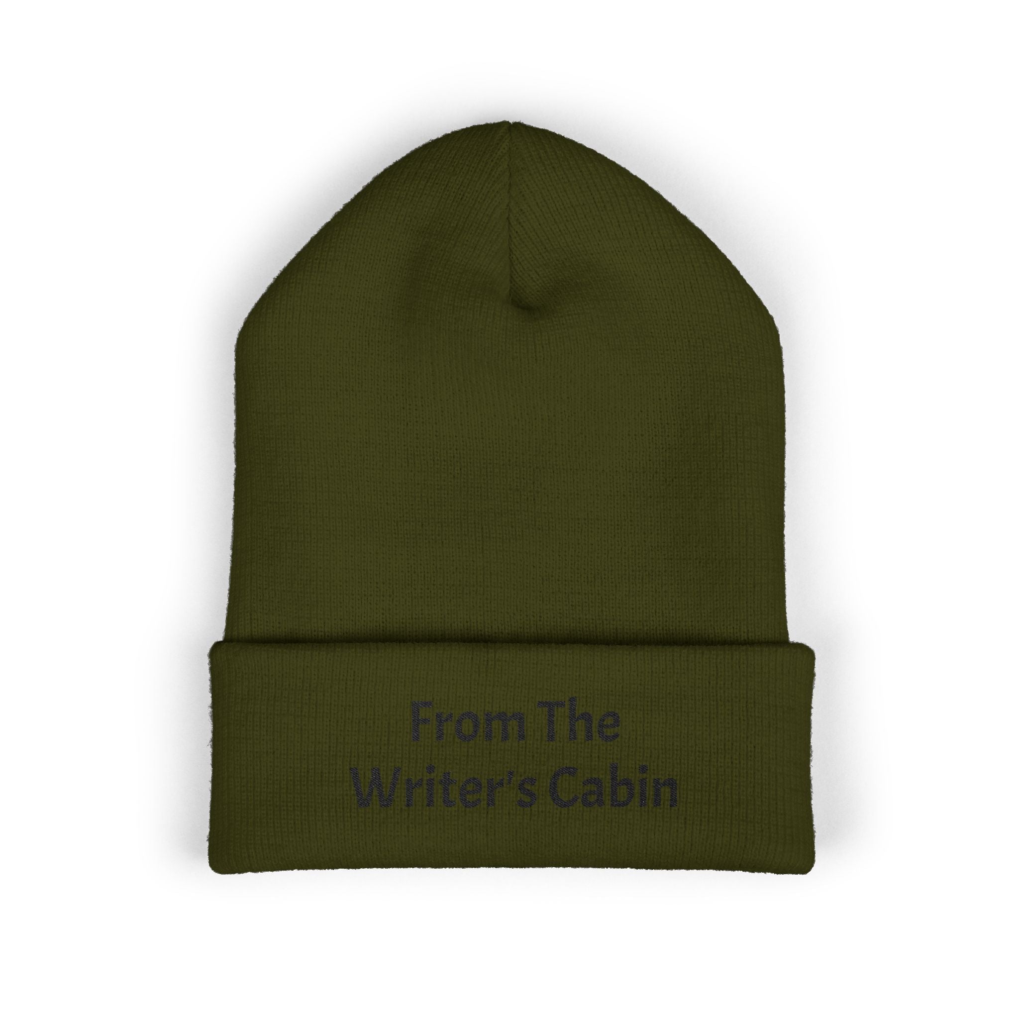 Embroidered From The Writer's Cabin Beanie
