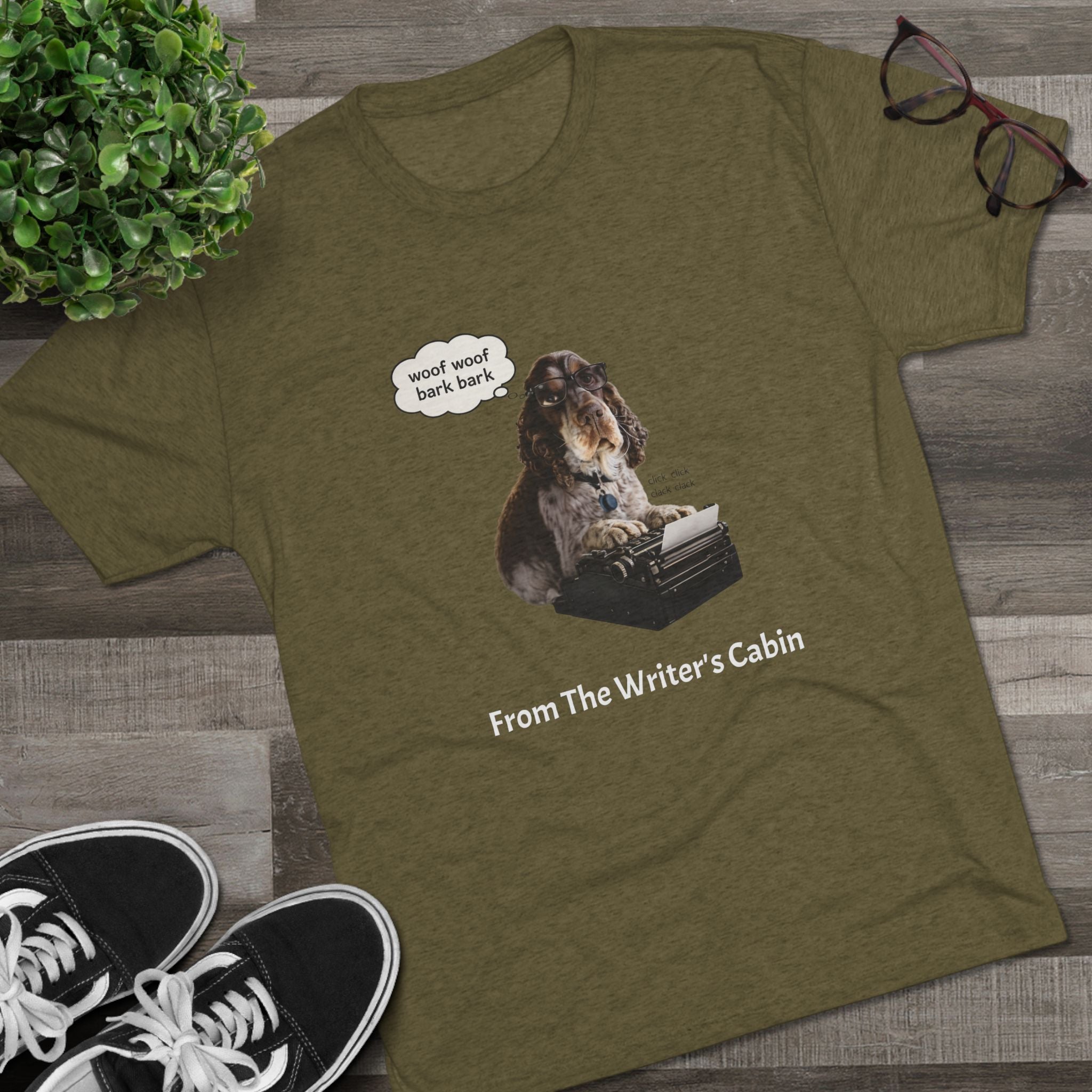 Georgie the Typist - From The Writer's Cabin Soft Tee