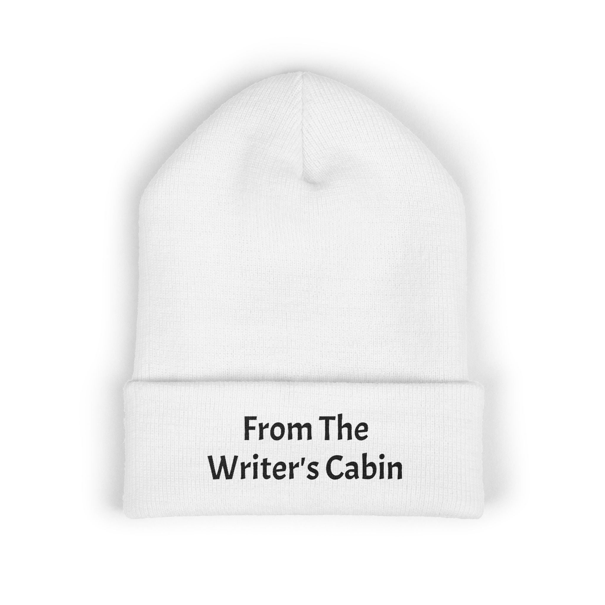 Embroidered From The Writer's Cabin Beanie