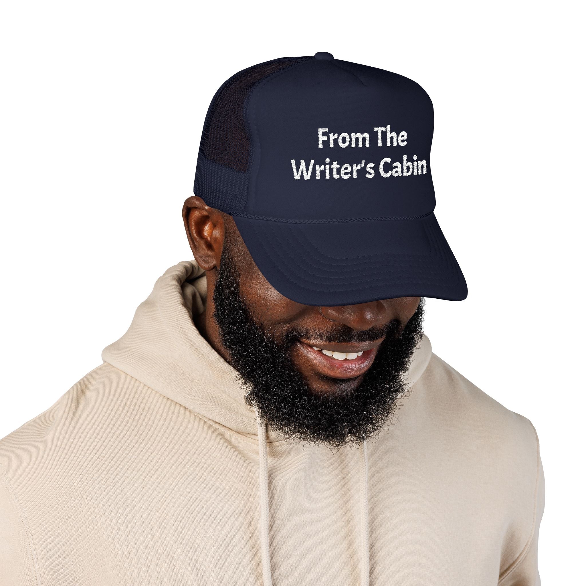 Writer's Cabin Embroidered Trucker Hat
