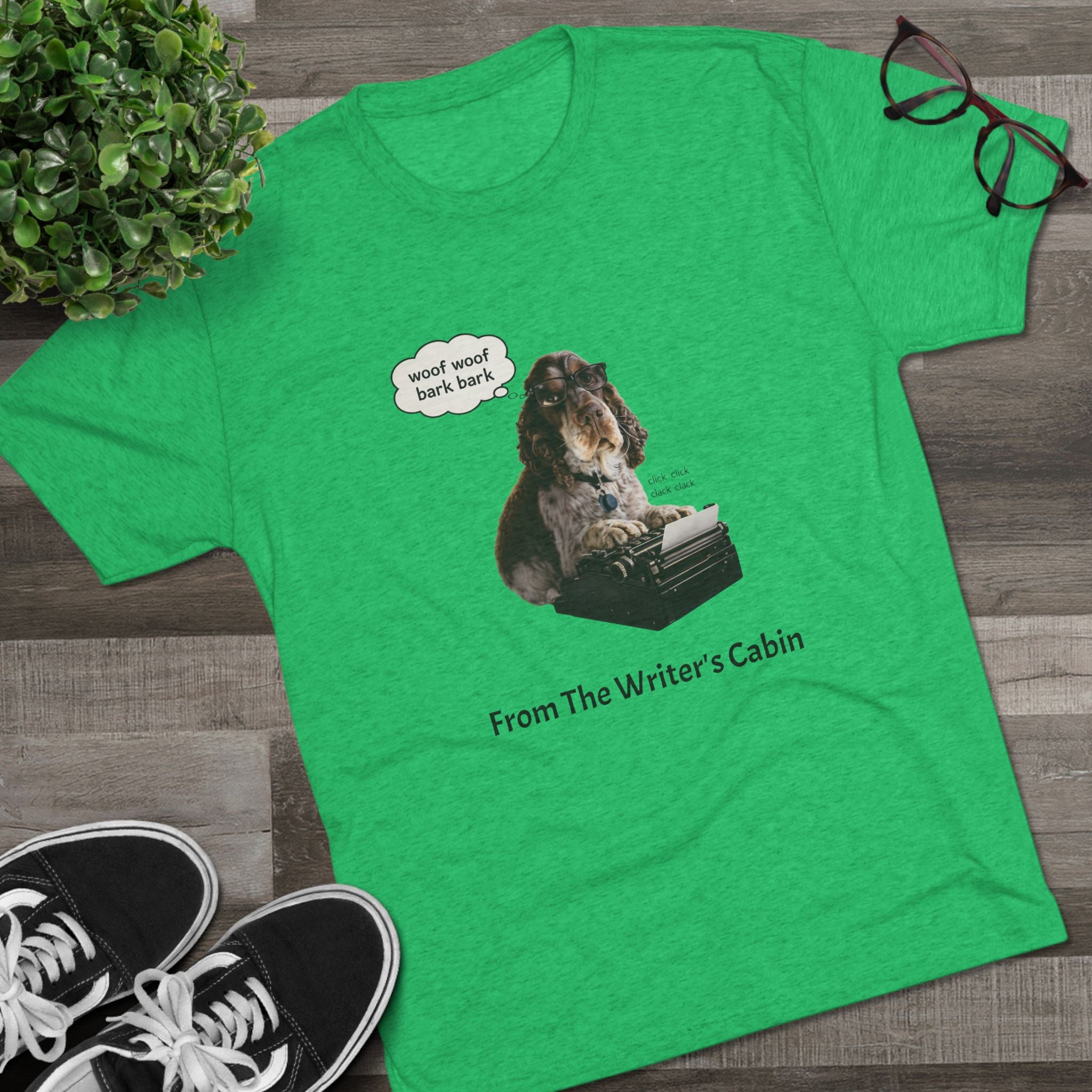 Georgie the Typist - From The Writer's Cabin Soft Tee
