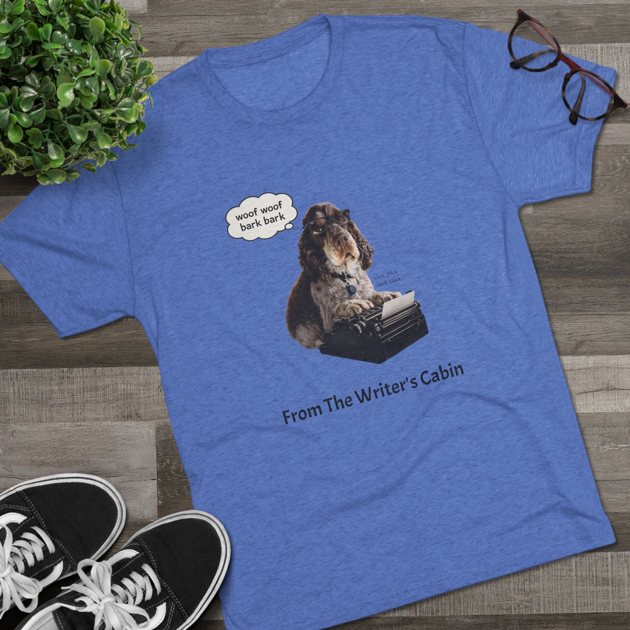 Georgie the Typist - From The Writer's Cabin Soft Tee