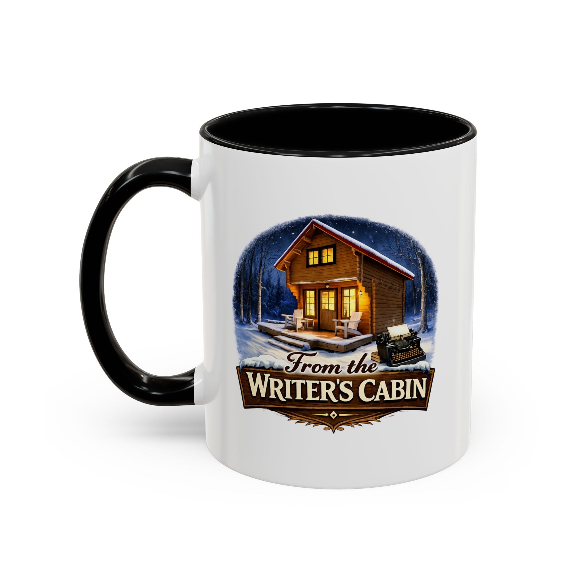 From The Writer's Cabin Coffee Mug (11, 15oz)