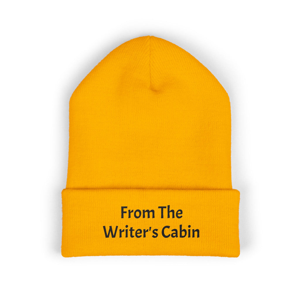 Embroidered From The Writer's Cabin Beanie