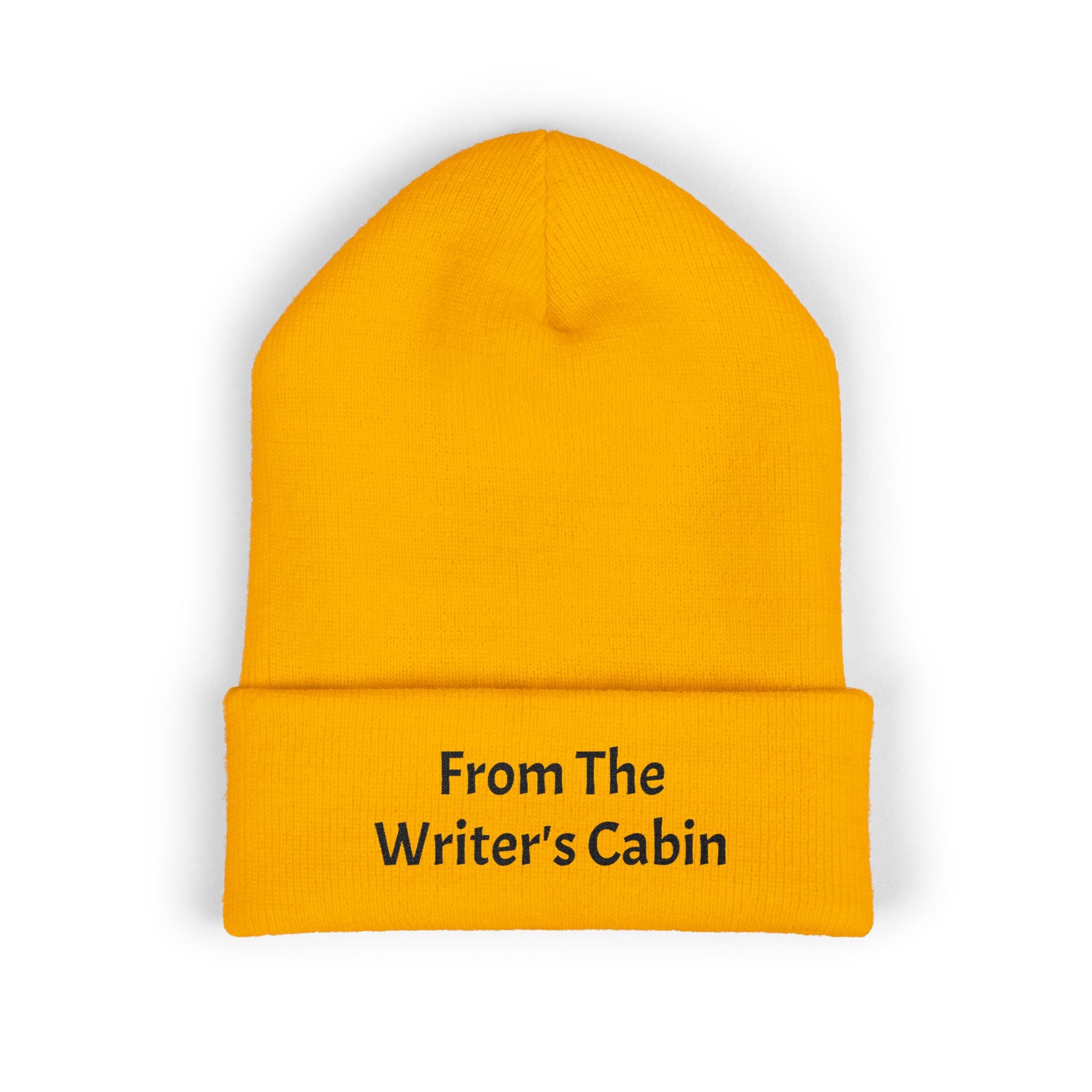 Embroidered From The Writer's Cabin Beanie
