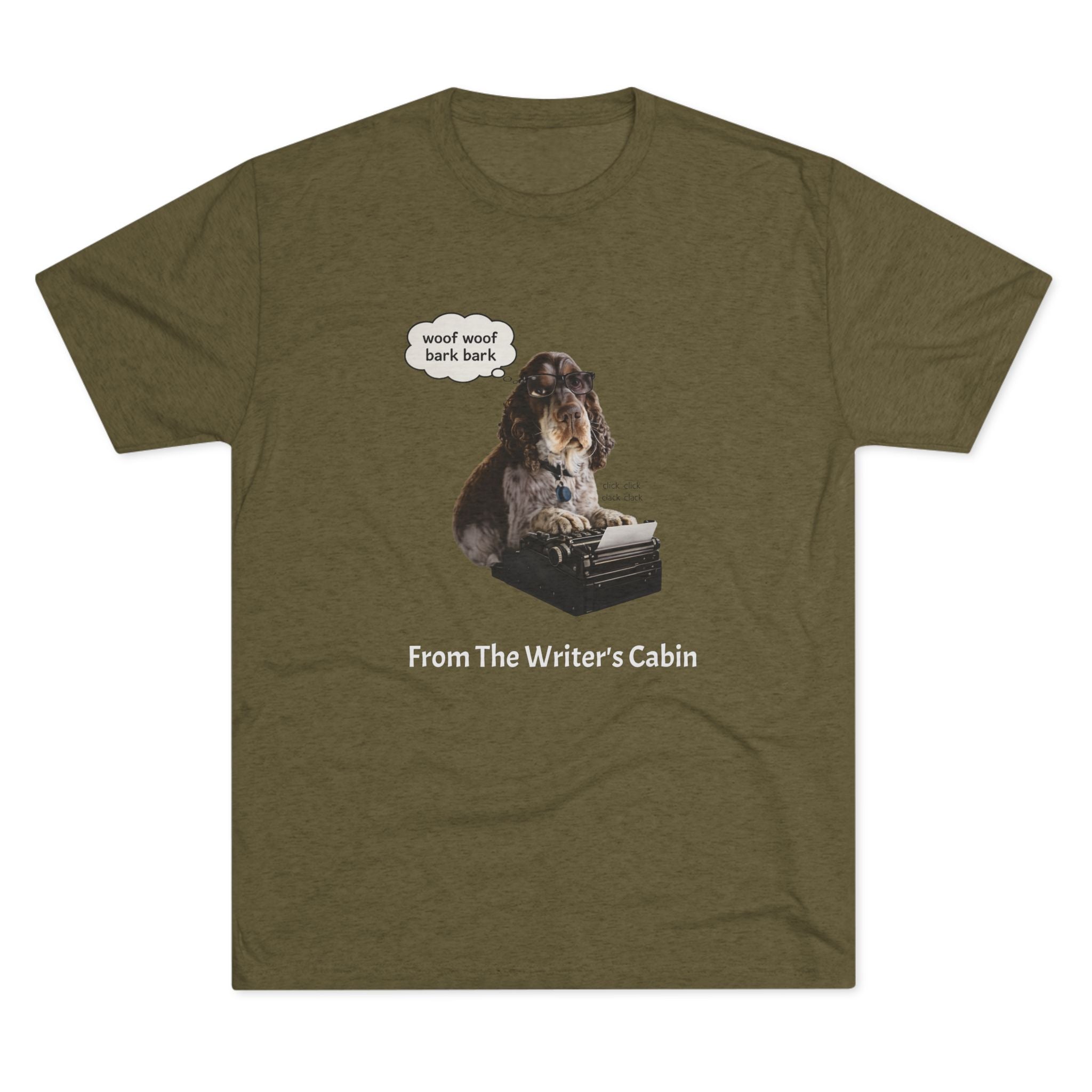 Georgie the Typist - From The Writer's Cabin Soft Tee