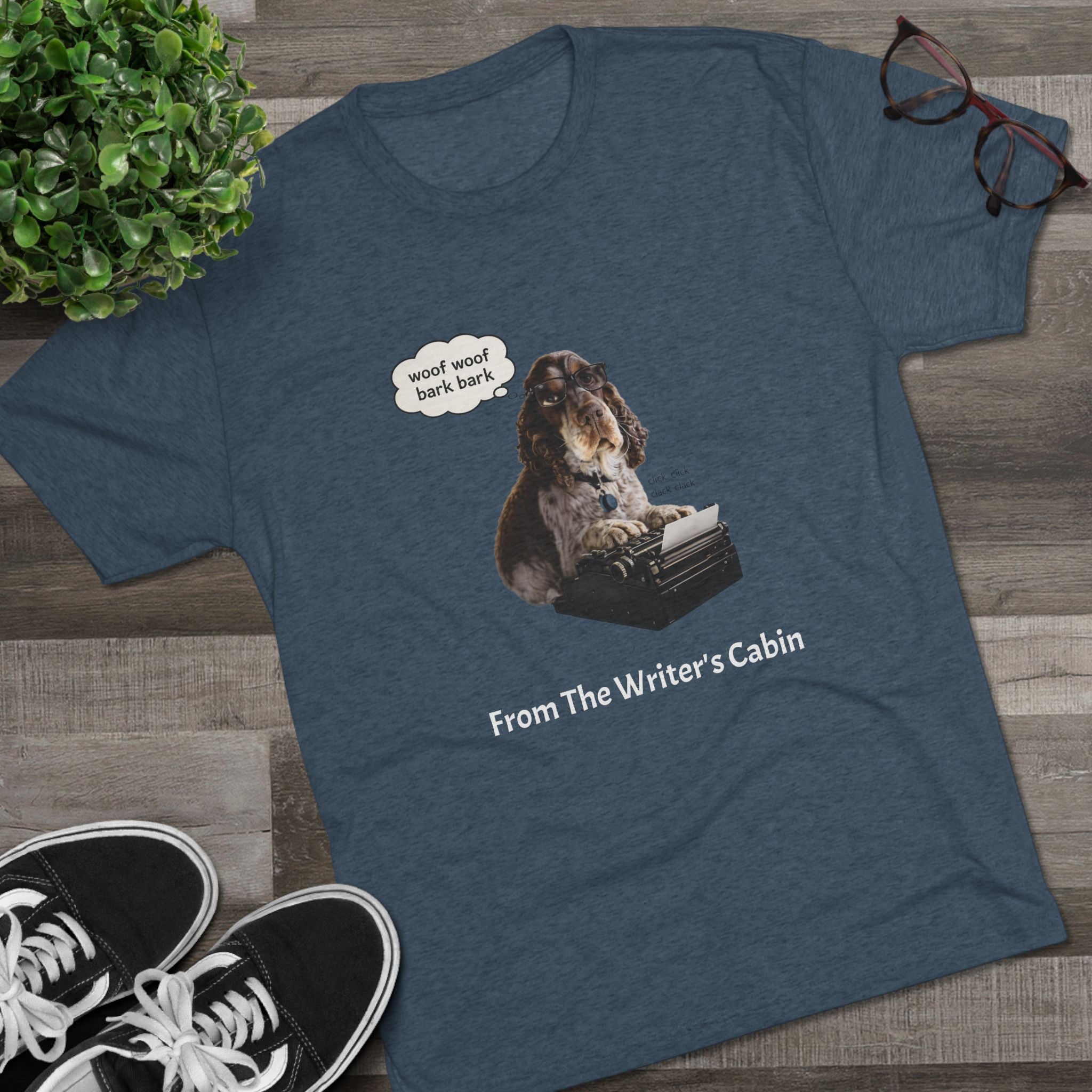 Georgie the Typist - From The Writer's Cabin Soft Tee