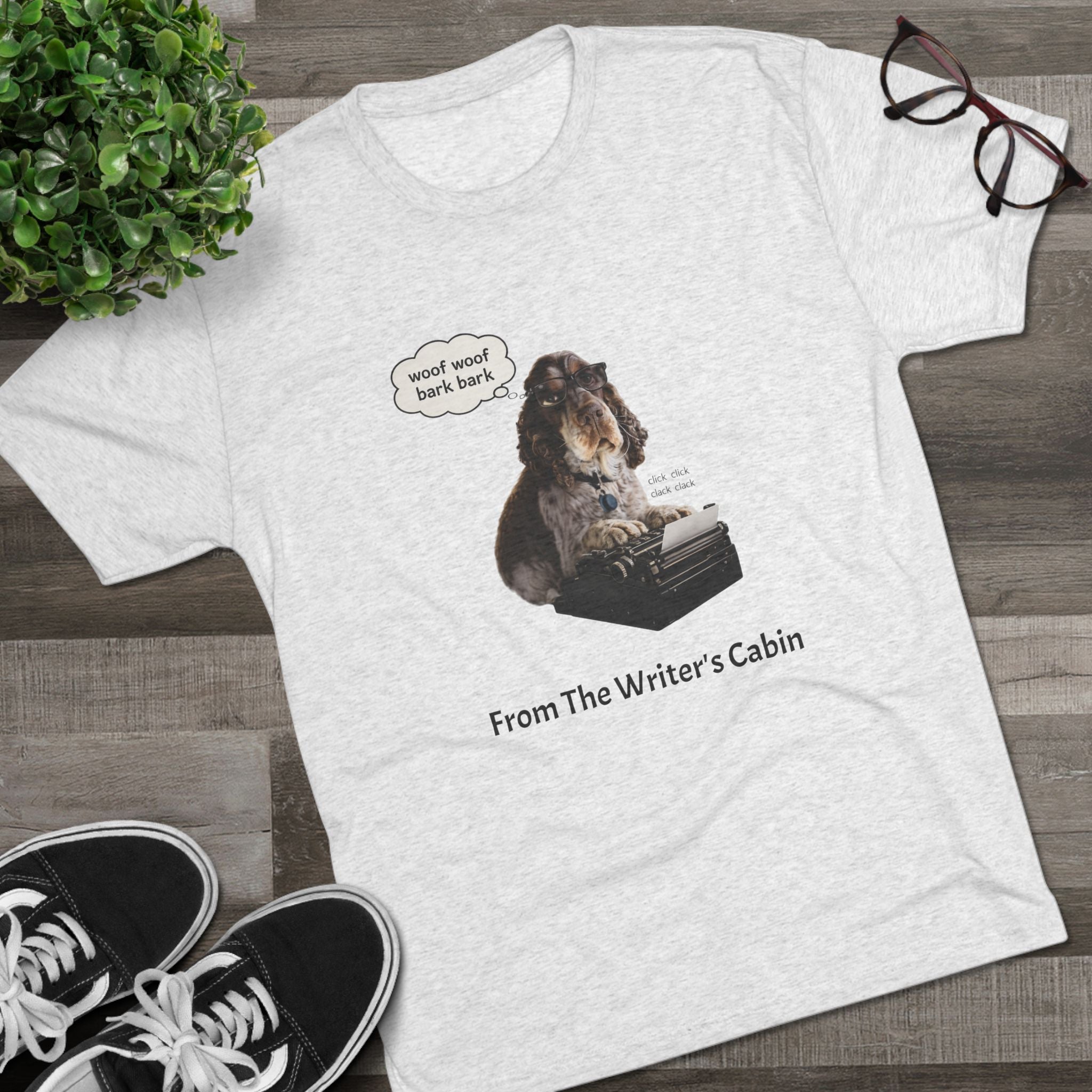 Georgie the Typist - From The Writer's Cabin Soft Tee