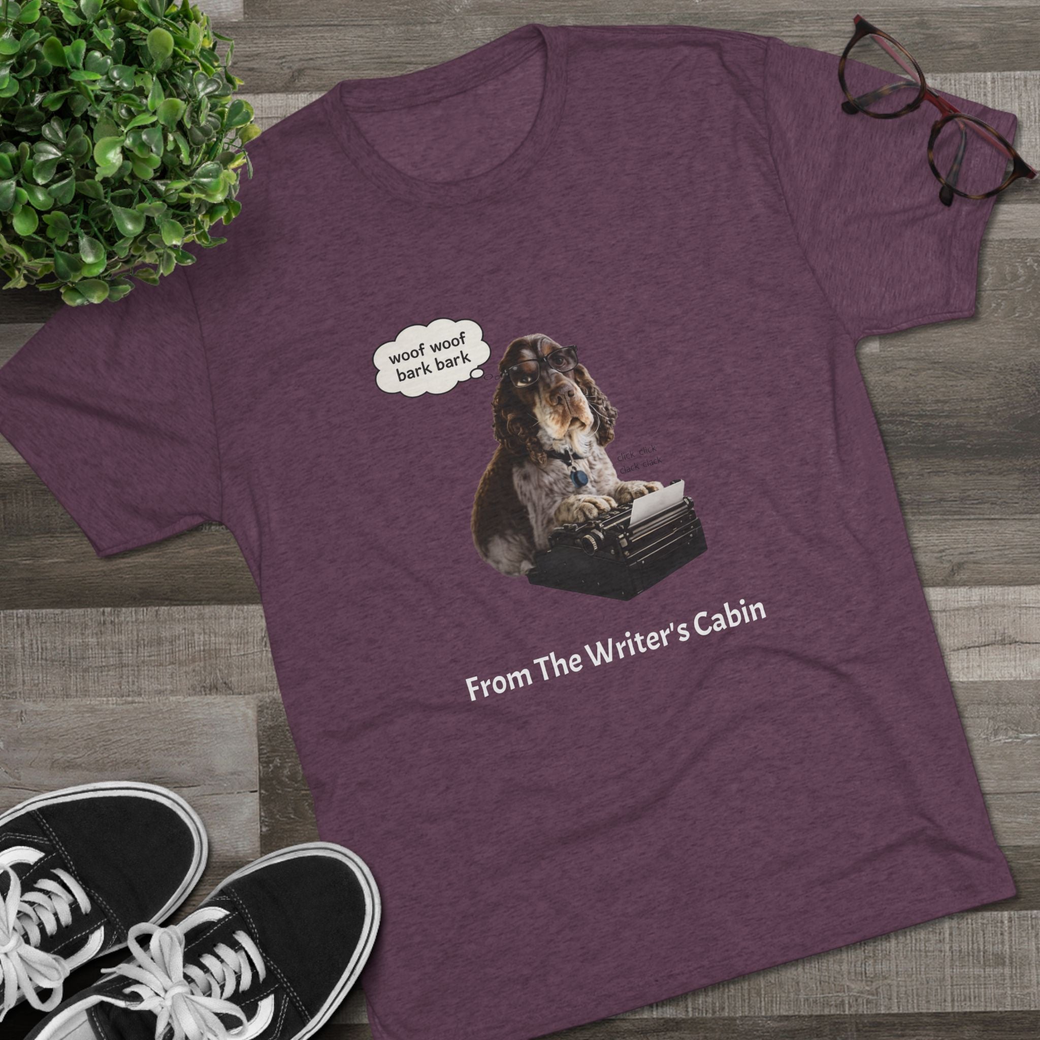 Georgie the Typist - From The Writer's Cabin Soft Tee