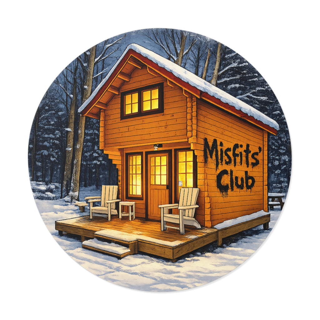 Misfits' Club 3" or 4" Round Vinyl Sticker