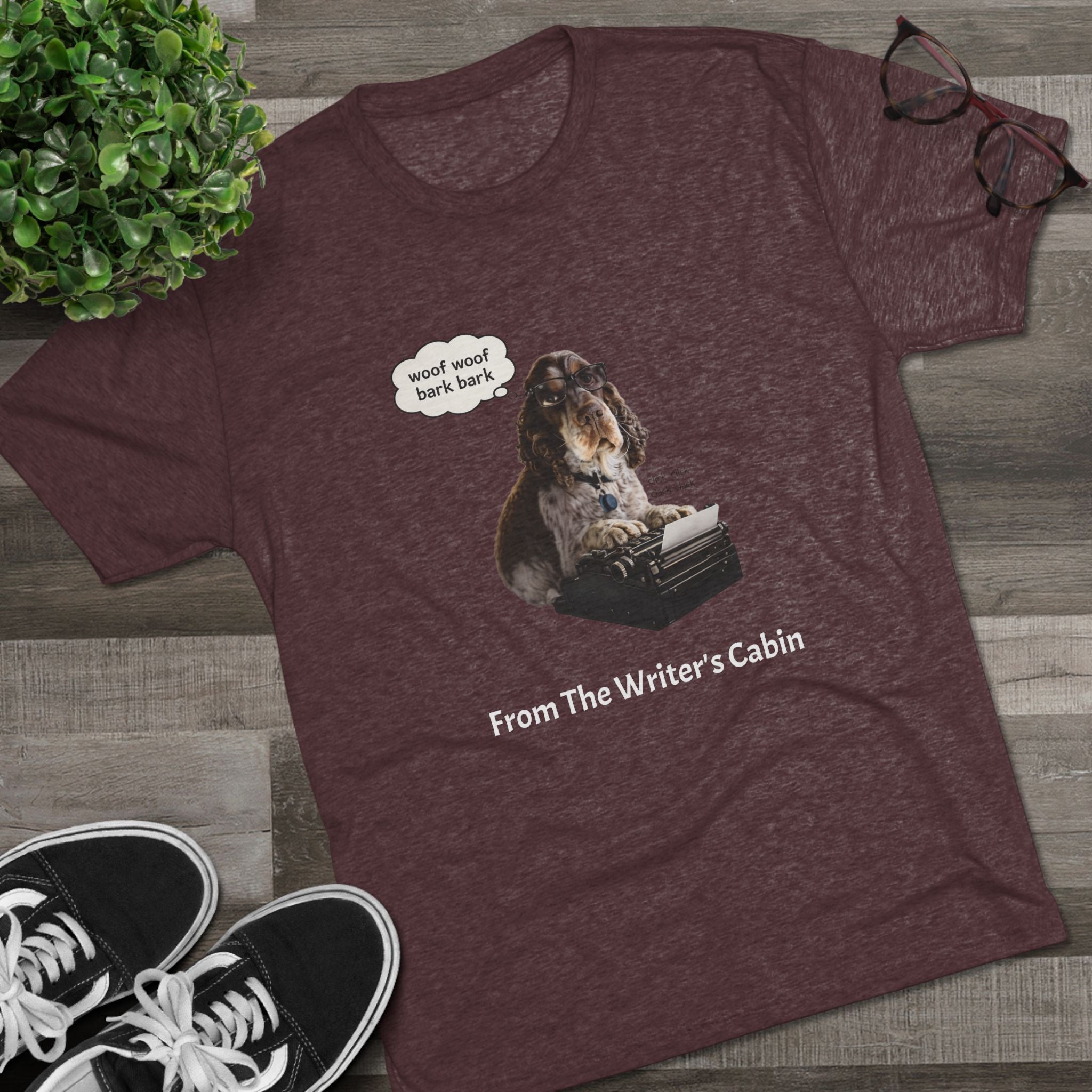 Georgie the Typist - From The Writer's Cabin Soft Tee