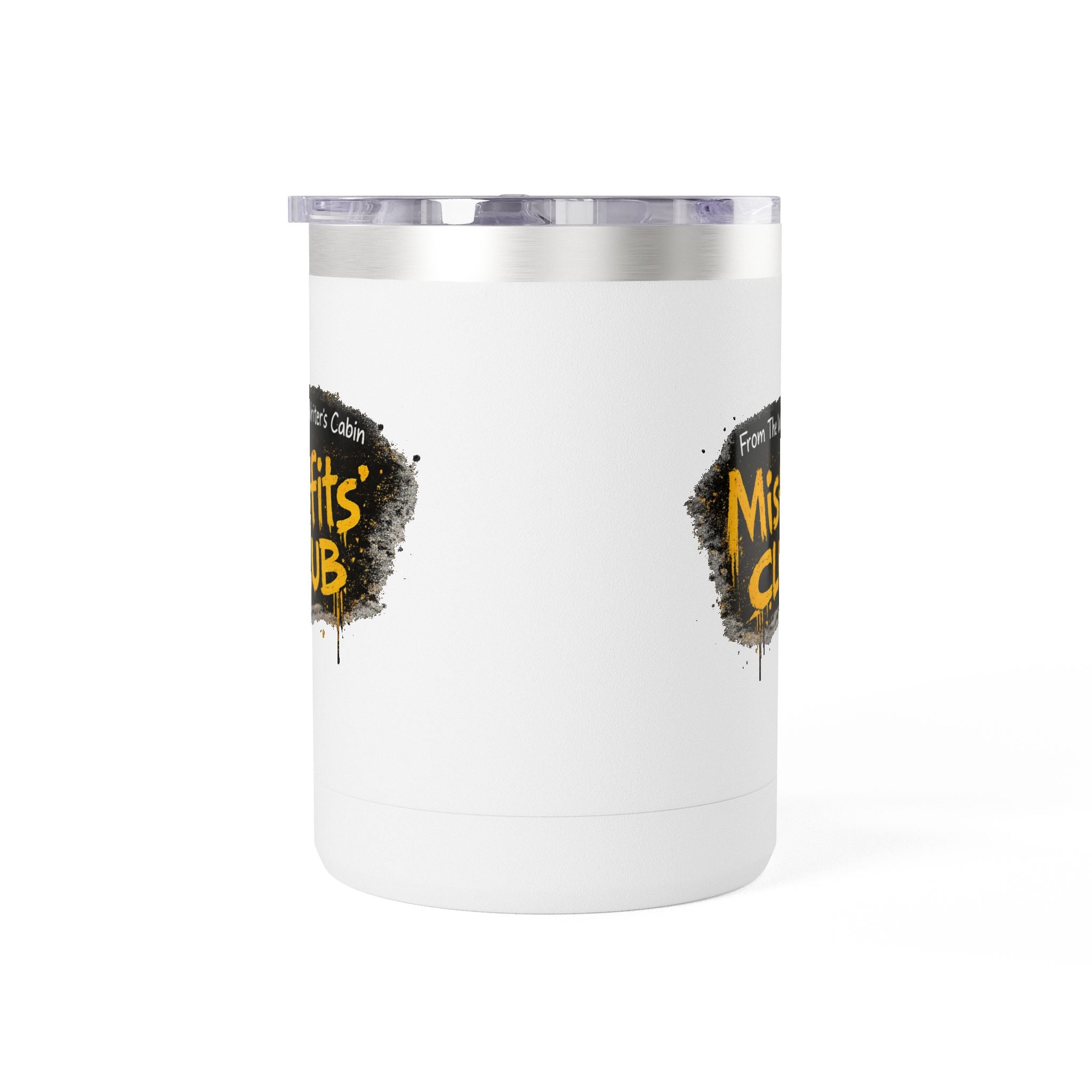 Misfits' Club 15oz Tumbler Mug — 'From The Writer's Cabin' Insulated Coffee Cup