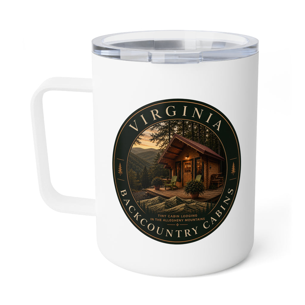 Virginia Backcountry Cabins Insulated 10oz Coffee Mug