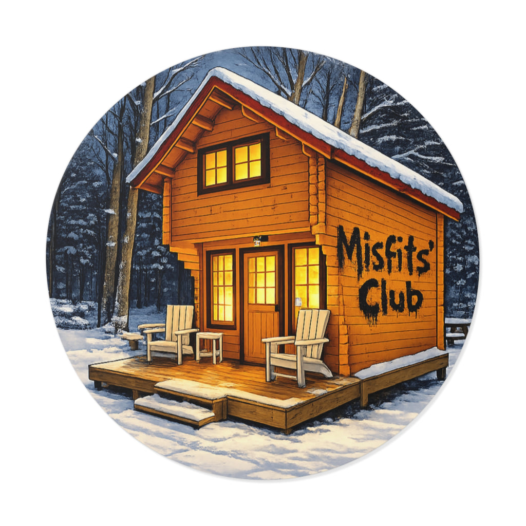 Misfits' Club 3" or 4" Round Vinyl Sticker