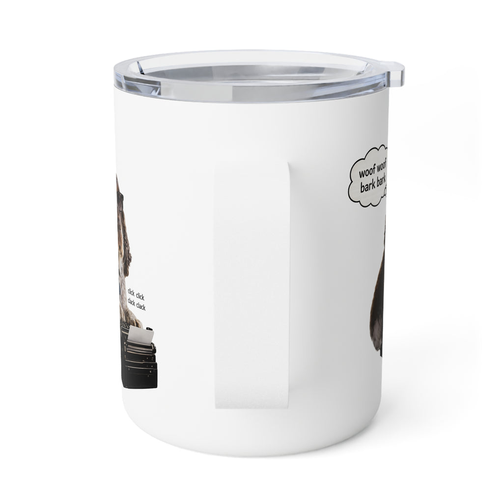 From The Writer's Cabin Georgie the Typist 10oz Insulated Coffee Mug