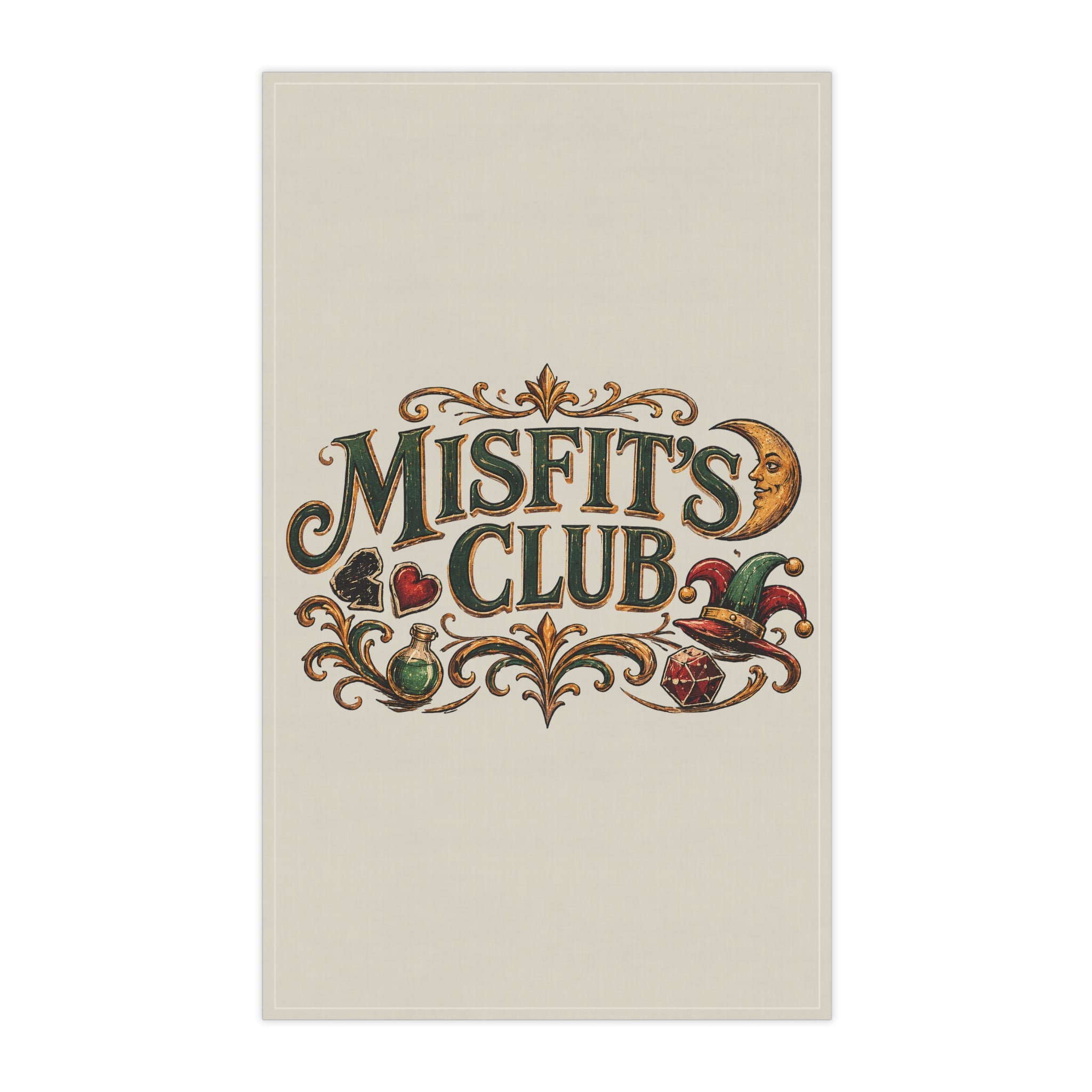 Misfit's Club Tea Towel