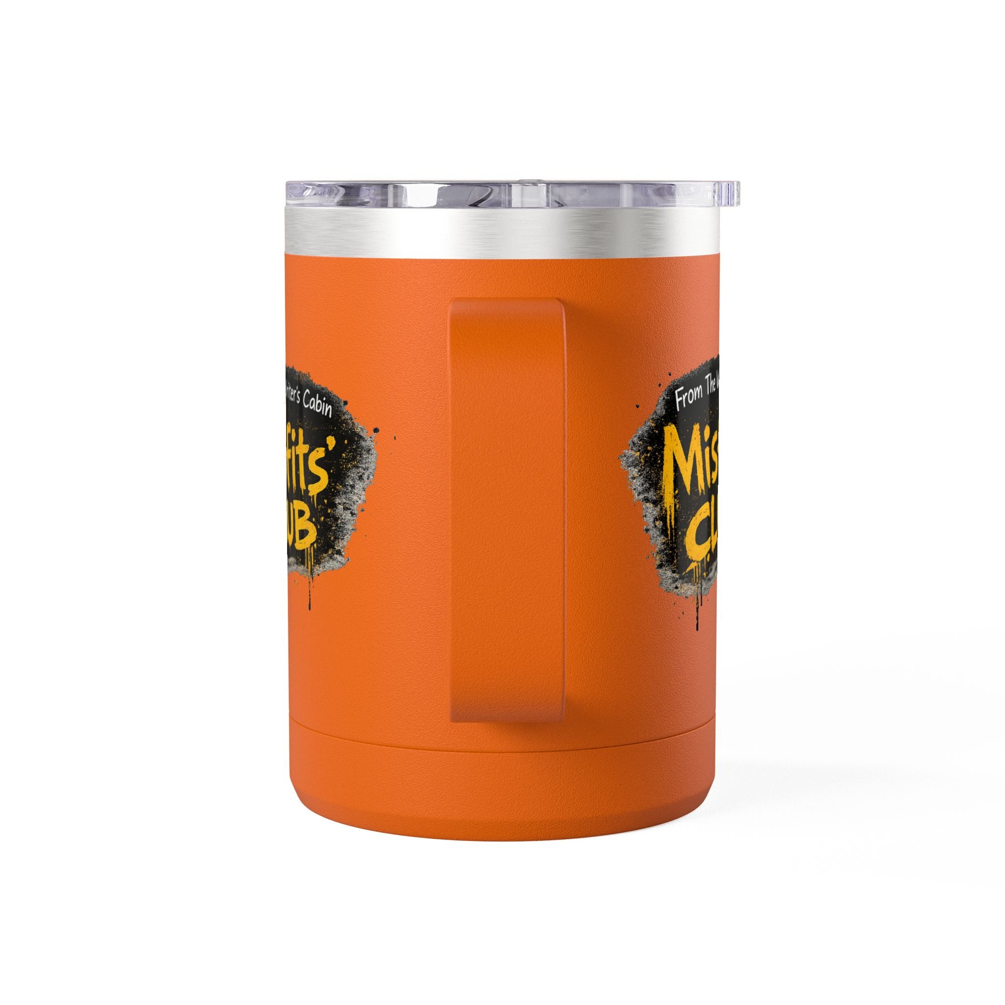 Misfits' Club 15oz Tumbler Mug — 'From The Writer's Cabin' Insulated Coffee Cup