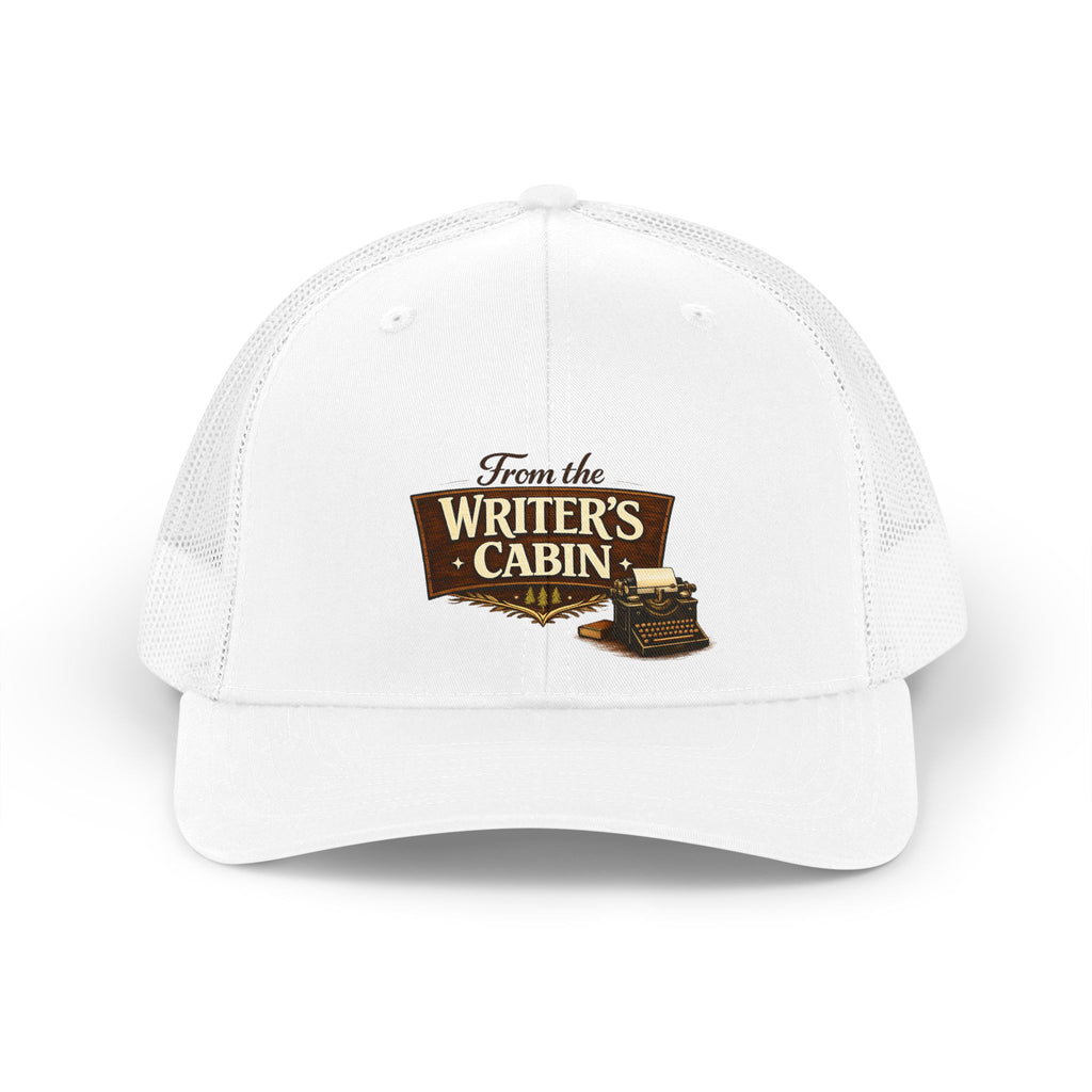 Trucker Hat - "From the Writer's Cabin" Retro Mesh Cap