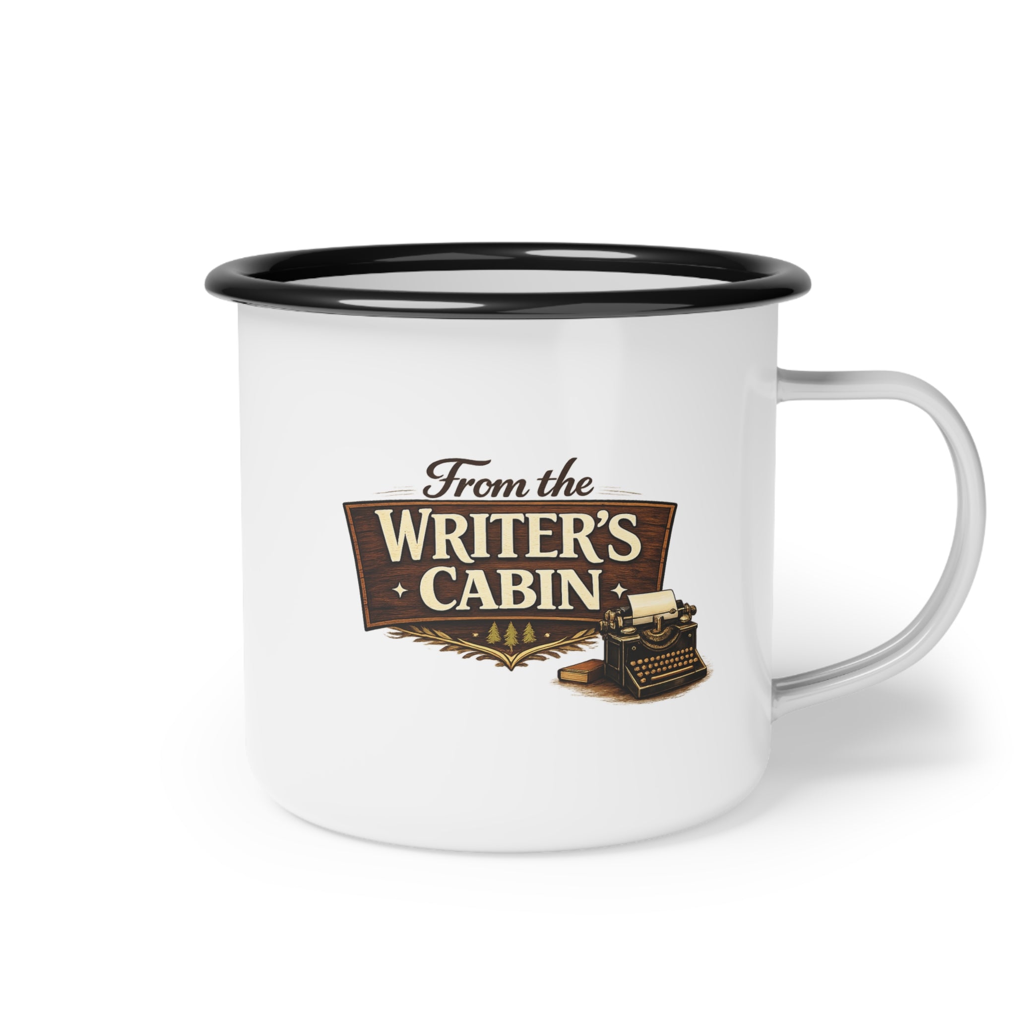 From The Writer's Cabin Enamel Camp Cup