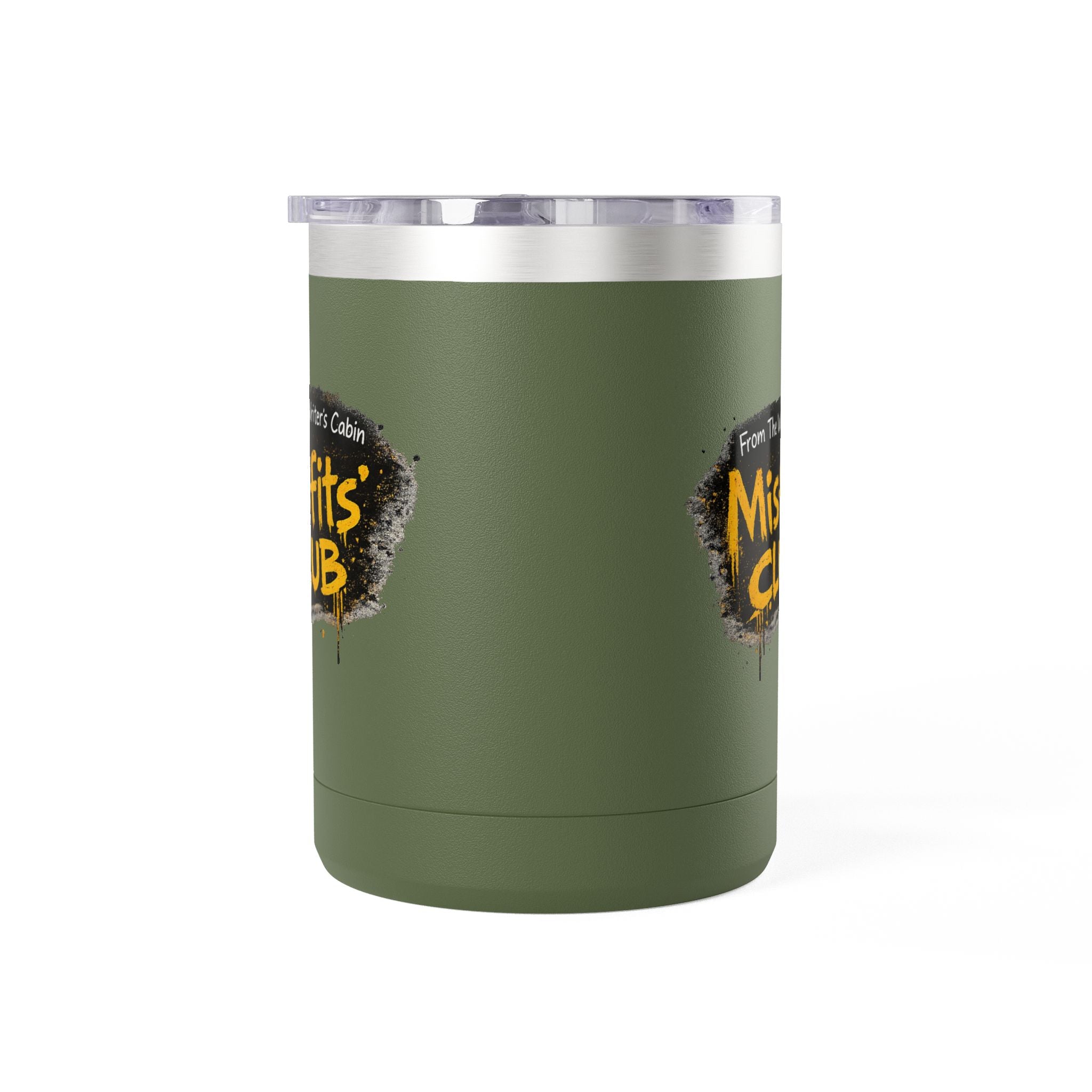 Misfits' Club 15oz Tumbler Mug — 'From The Writer's Cabin' Insulated Coffee Cup