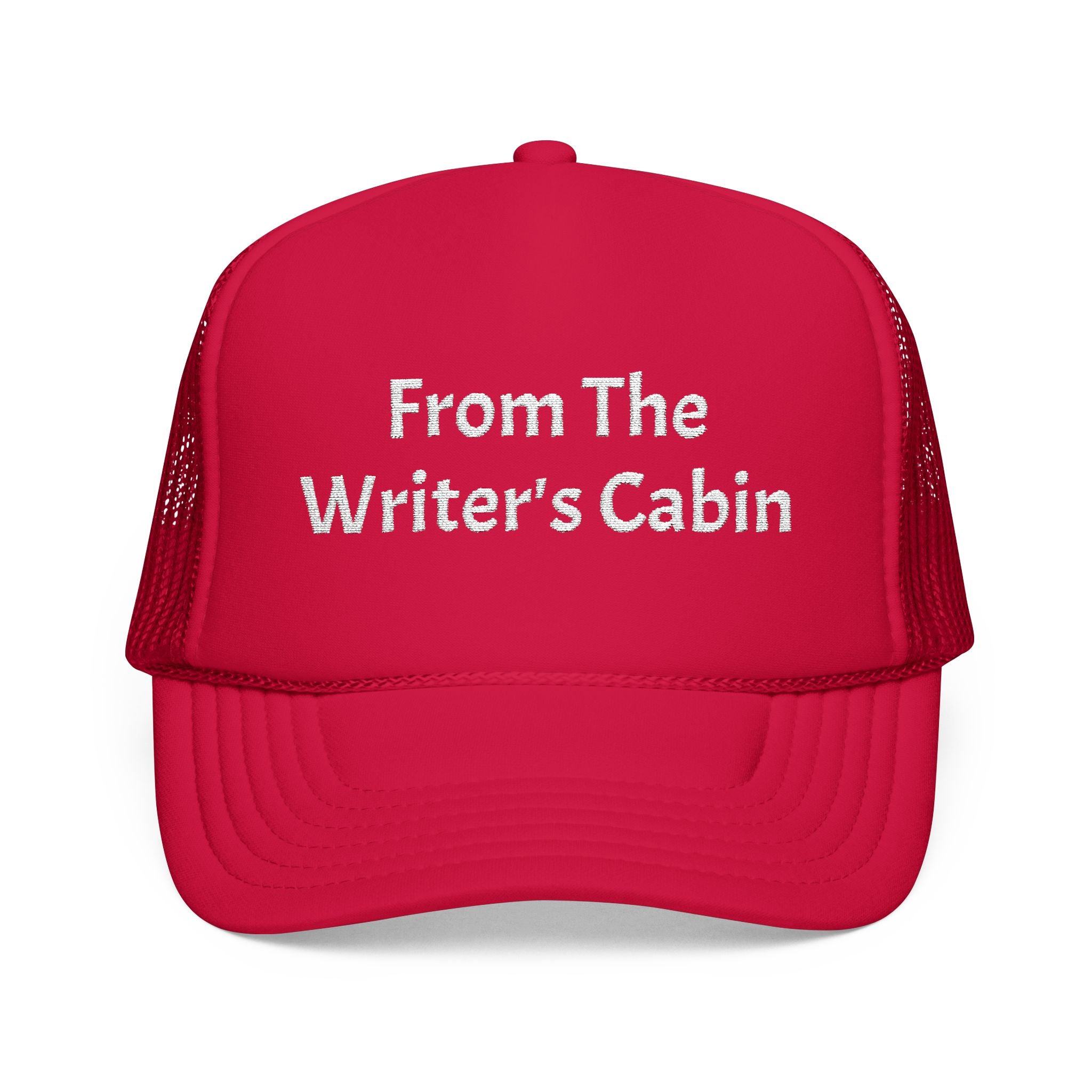 Writer's Cabin Embroidered Trucker Hat