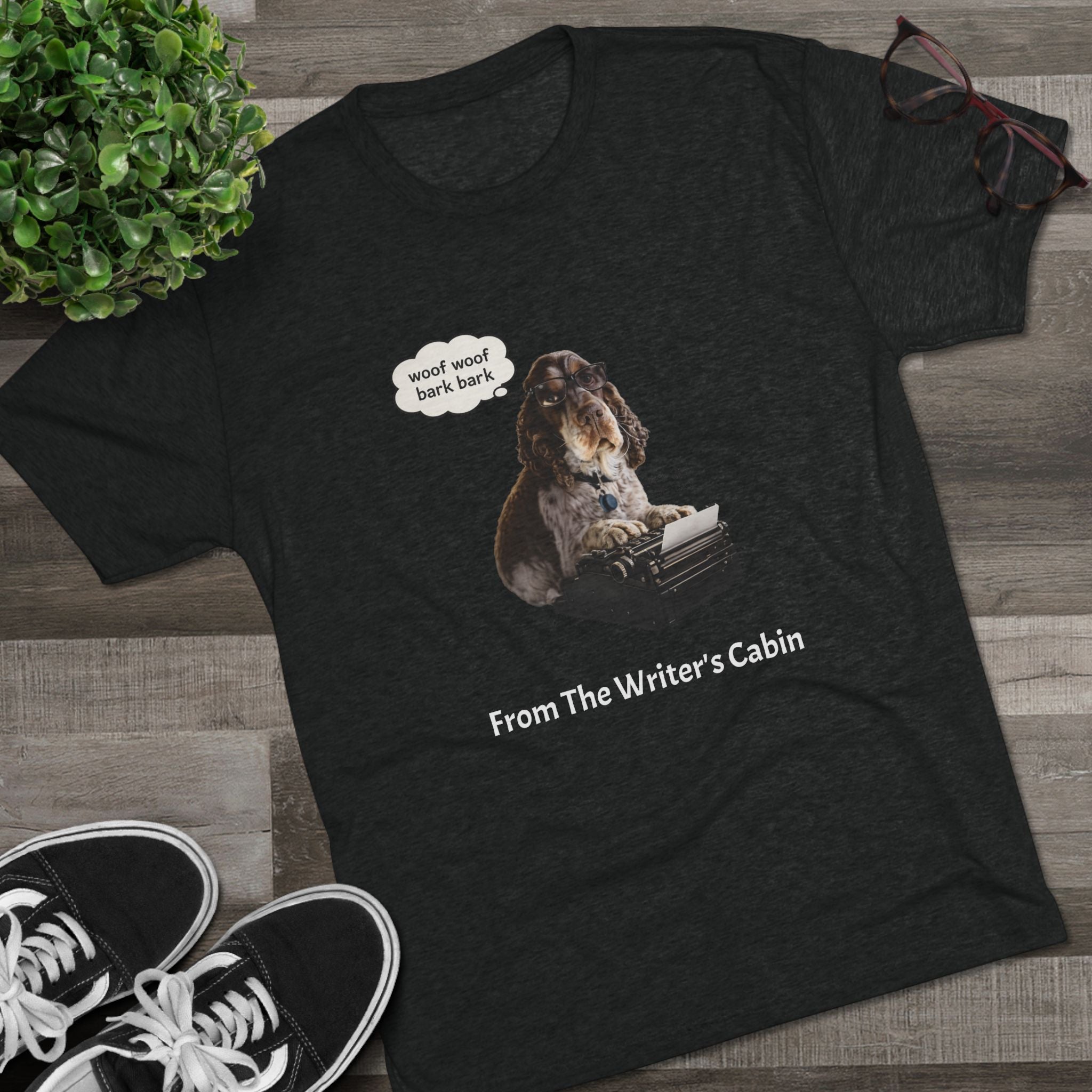 Georgie the Typist - From The Writer's Cabin Soft Tee