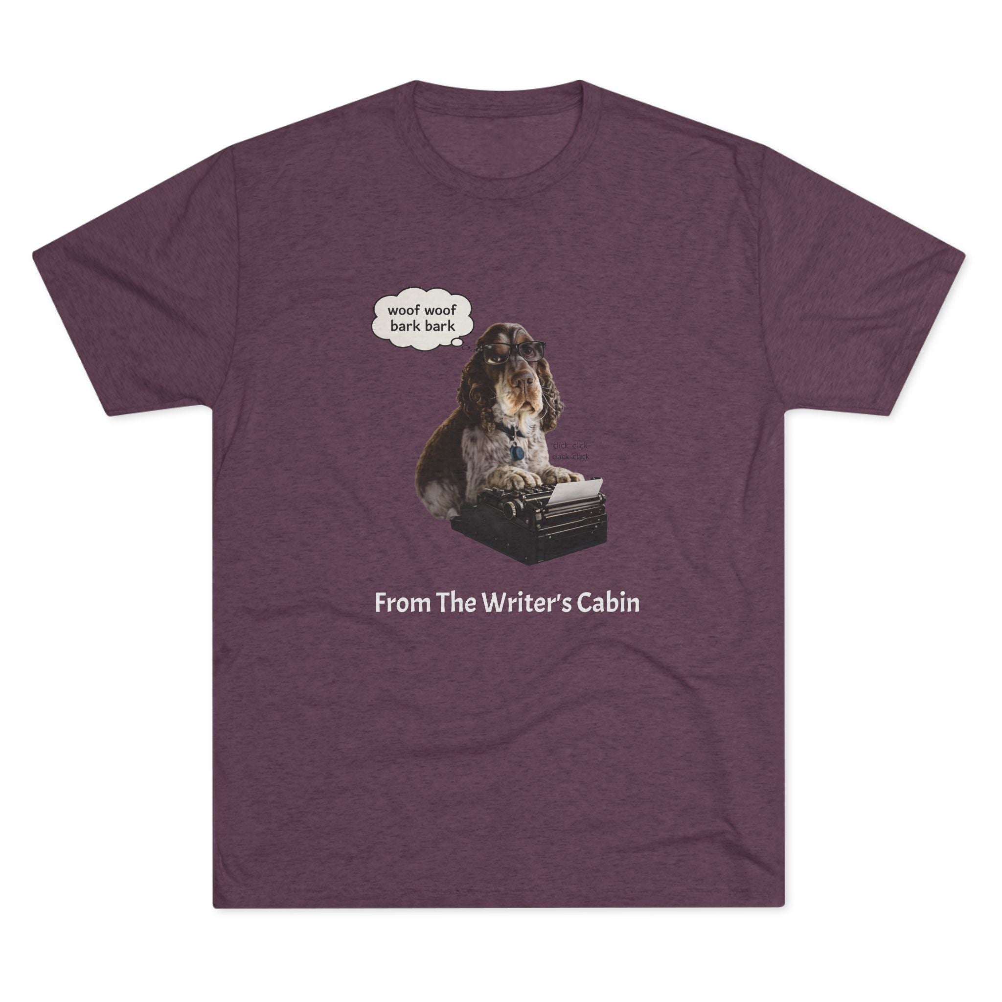Georgie the Typist - From The Writer's Cabin Soft Tee