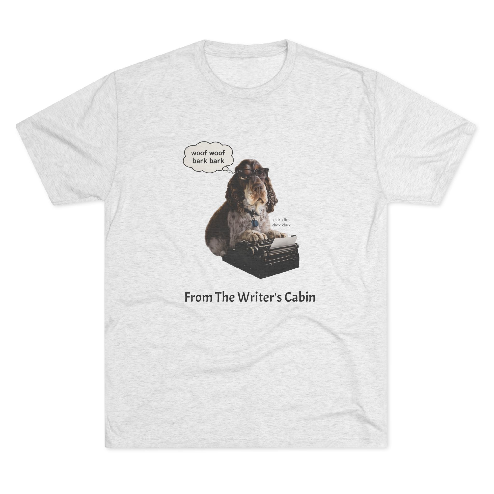 Georgie the Typist - From The Writer's Cabin Soft Tee